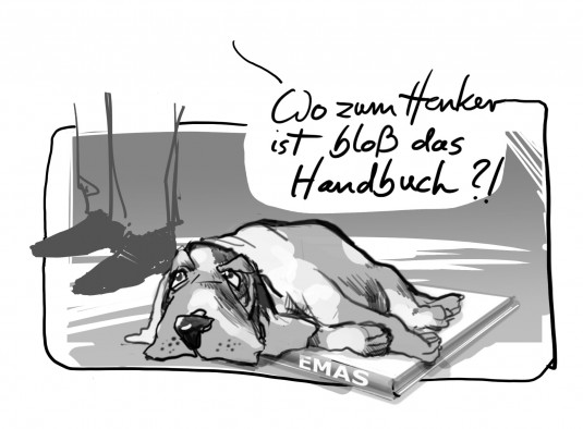 Comic: Barneys Welt: Wo zum Henker ist bloß das Handbuch?