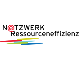Logo: Text Netzwerk Ressourceneffizienz.